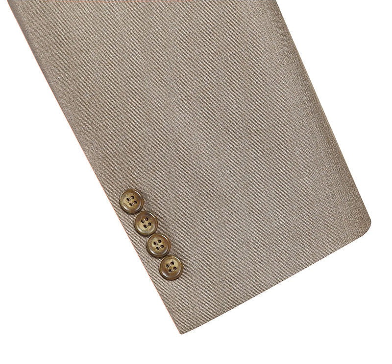 Classic 2 Piece Suit - 2 Button Regular Fit Taupe