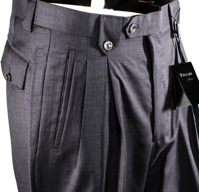 Tiglio Luxe Wool Wide Leg Dress Pants 2576 TIG1008