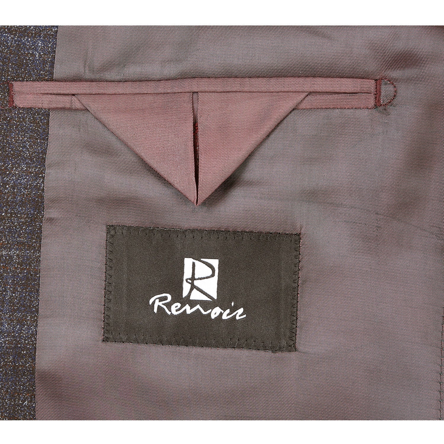 Men's Slim Fit Wool Stretch Suit by Renoir
