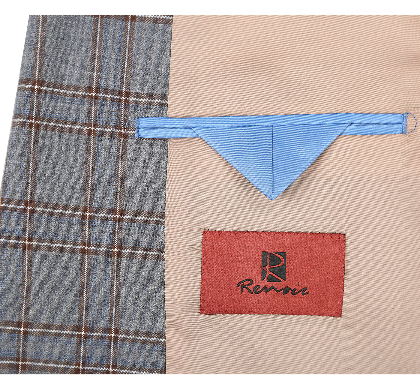 Slim Fit Windowpane Check Suit - Stretch Two Piece