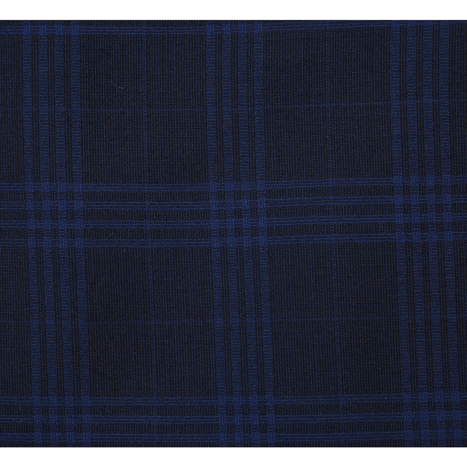 Men's Slim Fit Wool Blend Stretch Checked Suit by Renoir