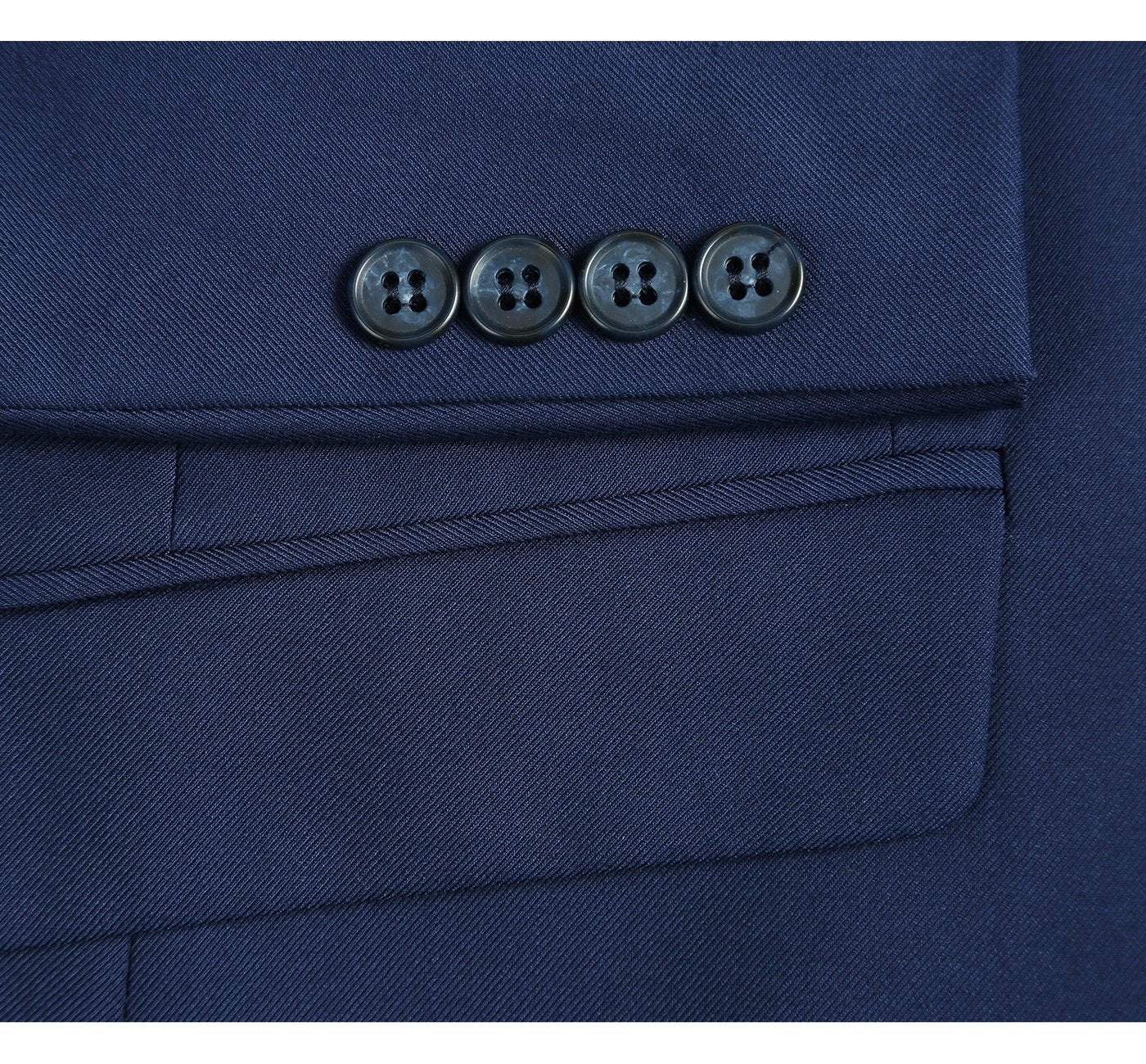 Men's Slim Fit 2-Piece Notch Lapel Suit by Renoir