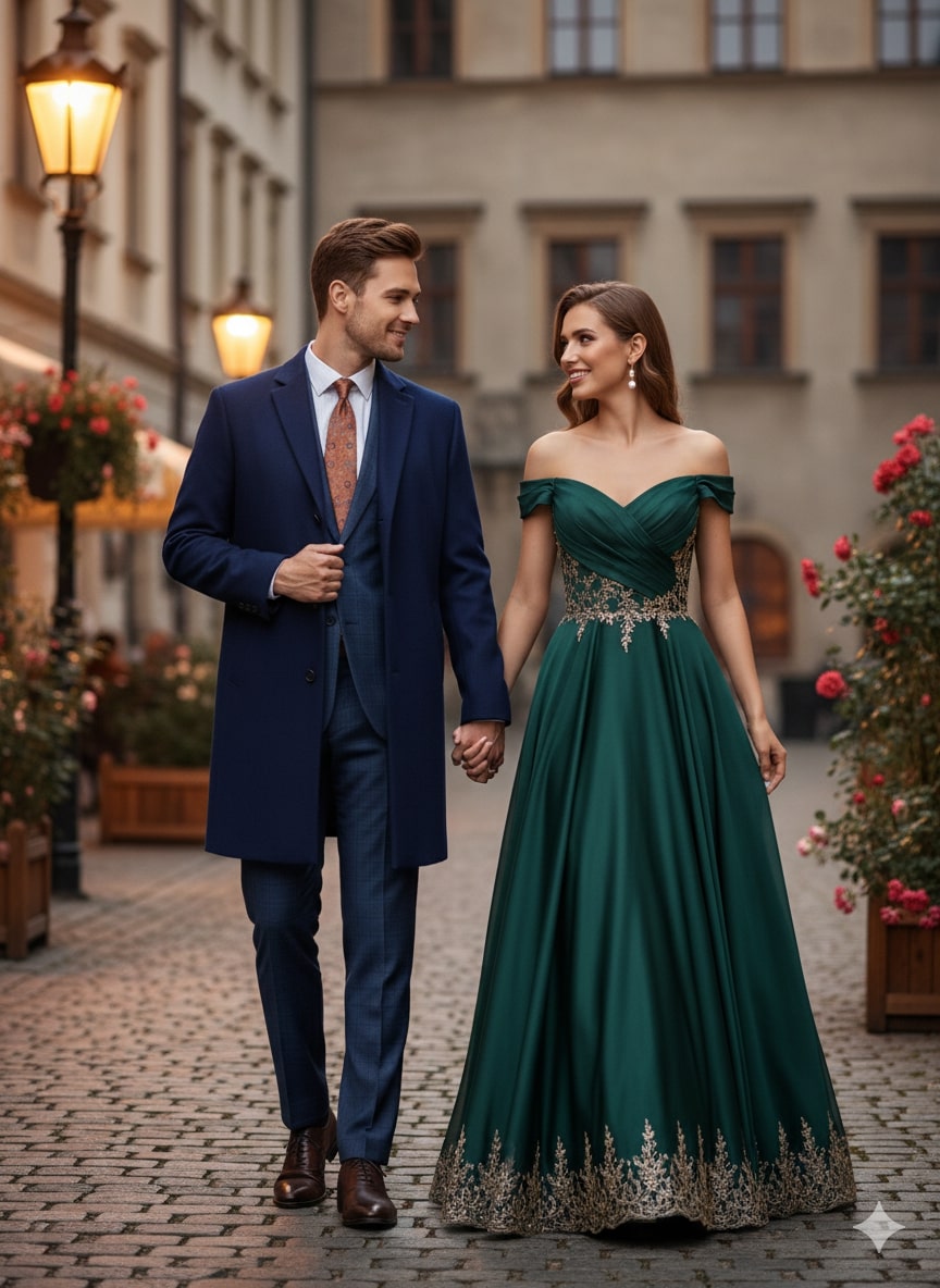 Cobalt Blue Wool Cashmere Car Coat