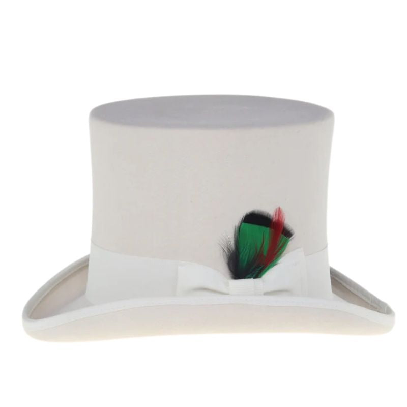 Victorian Steampunk Loden Felt Top Hat