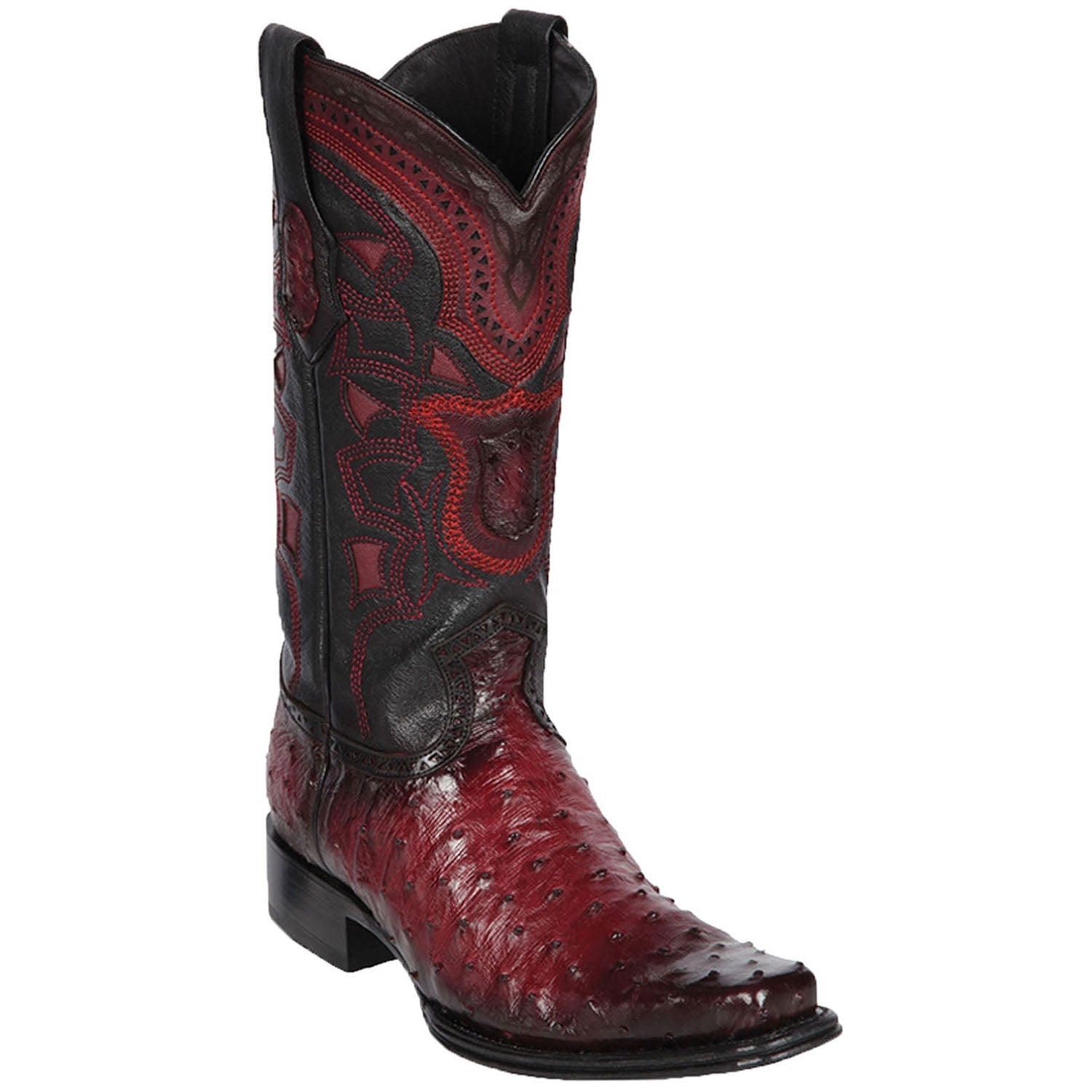 Botas de Avestruz Original Horma Europea Faded