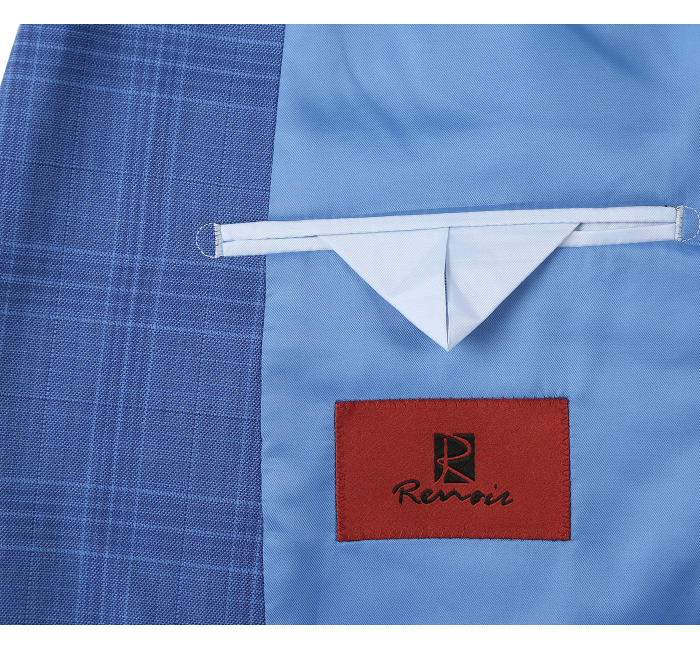 Men's Slim Fit Windowpane 2-Piece Stretch Suit
