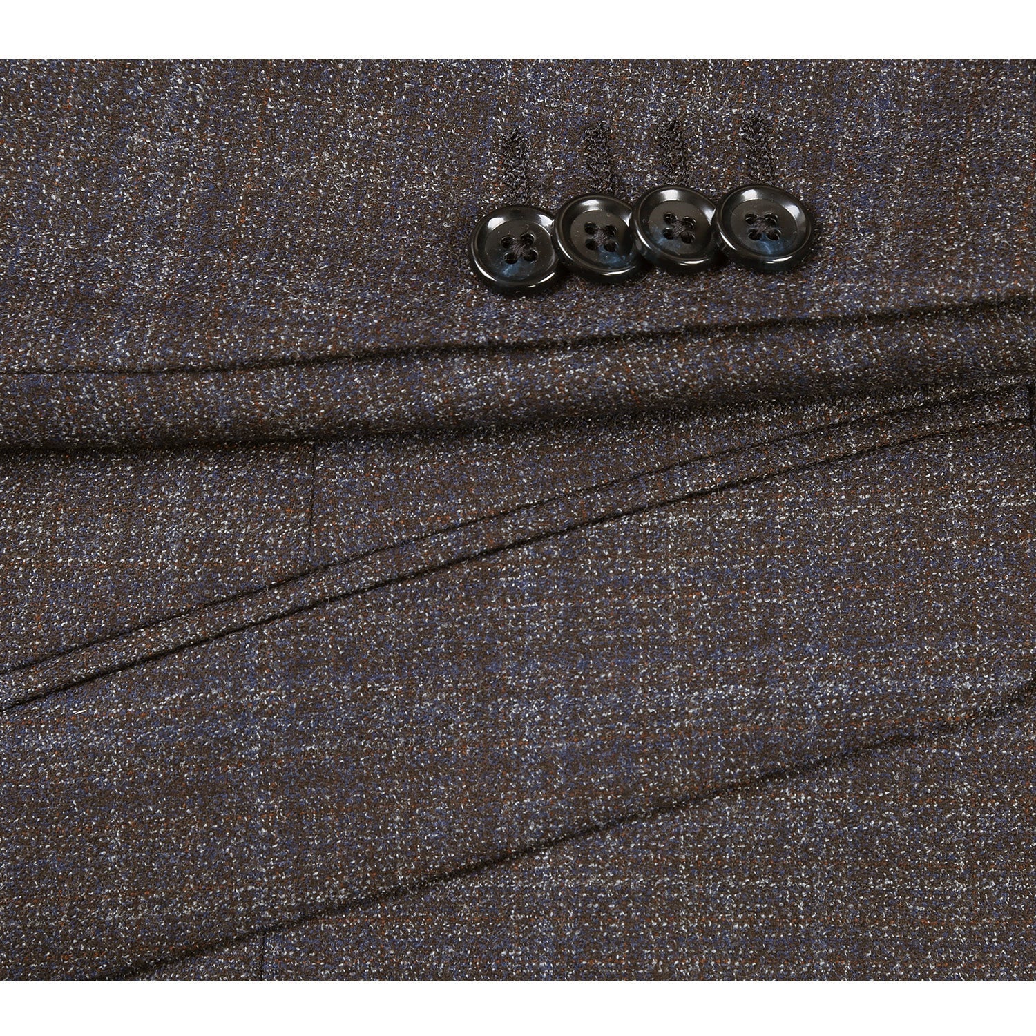 Men's Slim Fit Wool Stretch Suit by Renoir