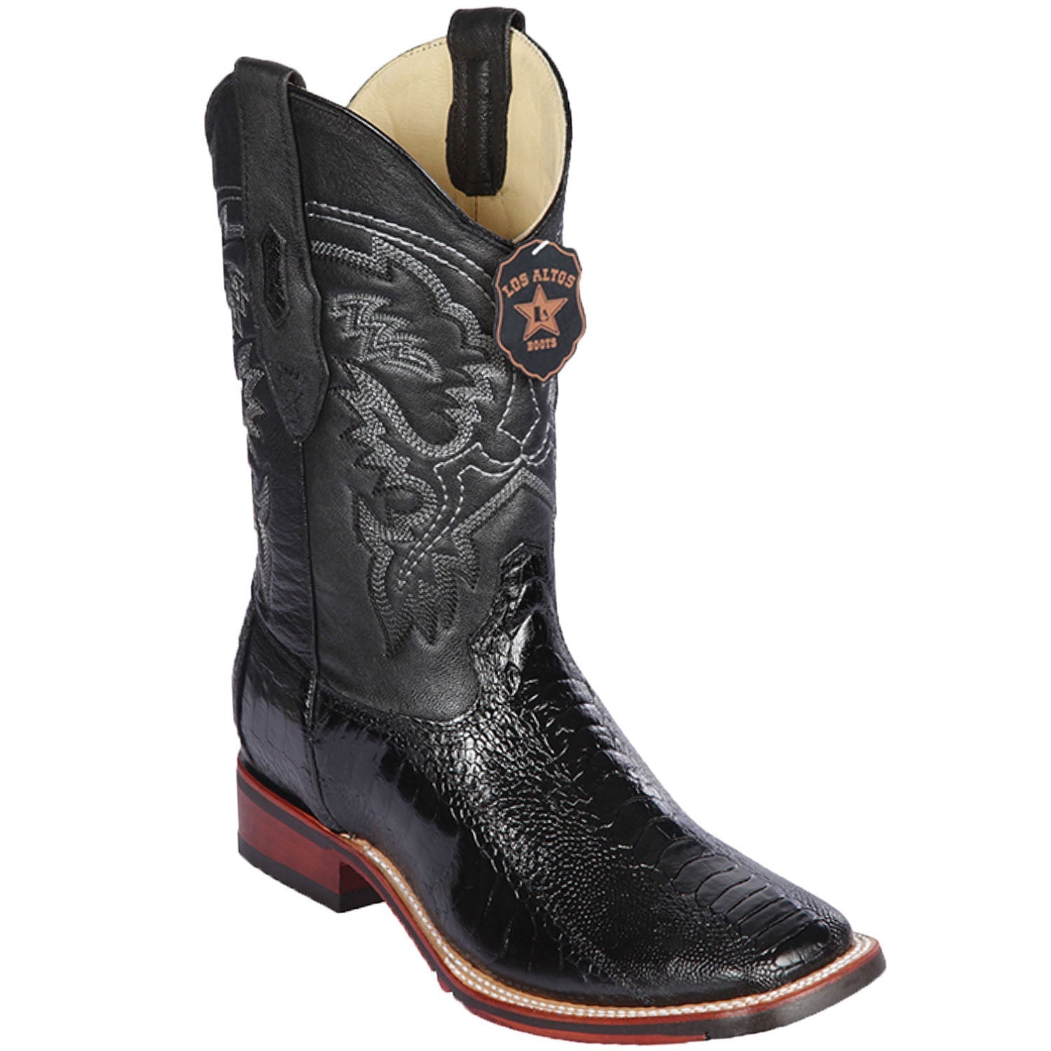 Botas de Avestruz Pata Horma Ranchera Suela TPU