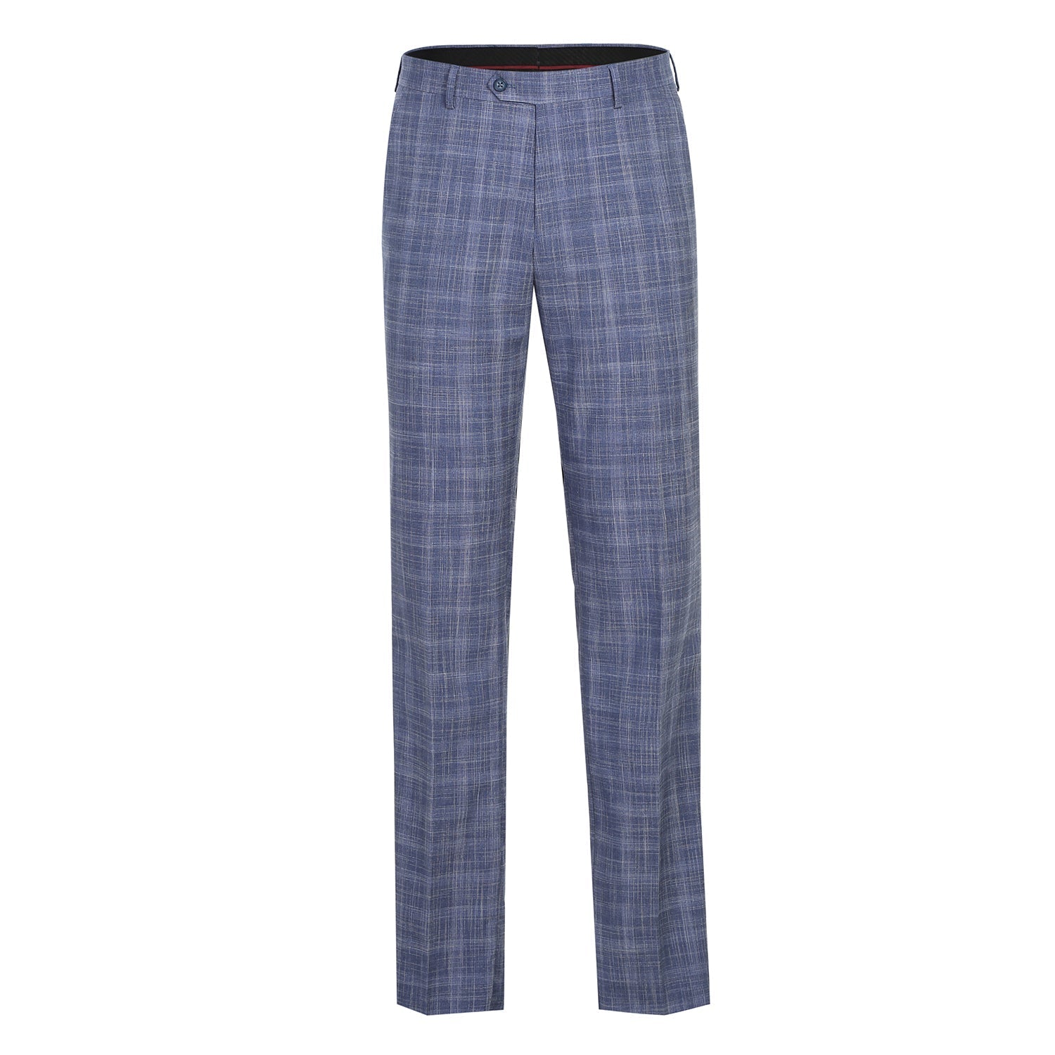Men's Slim Fit Checked Suit by Renoir