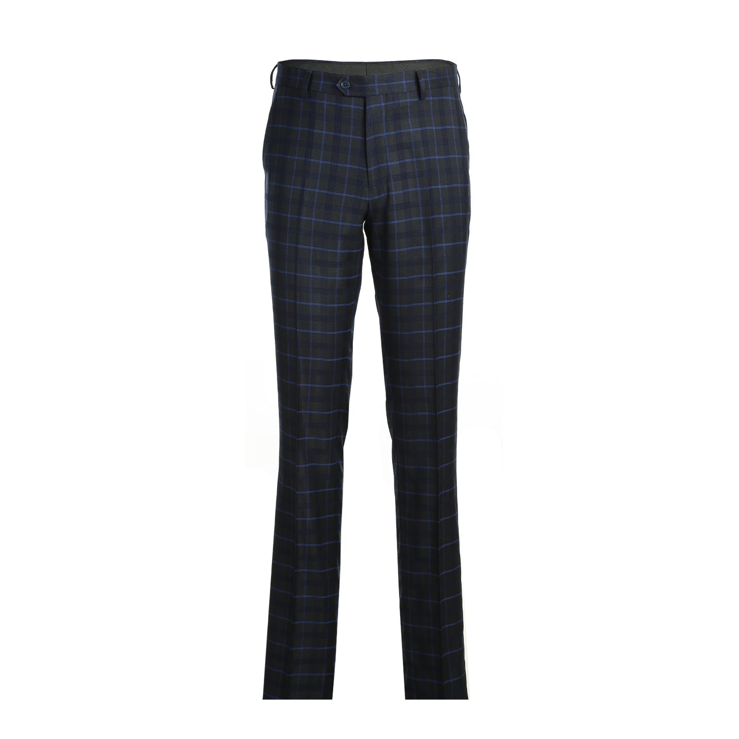 Men's Checked Classic Fit Suit by Renoir