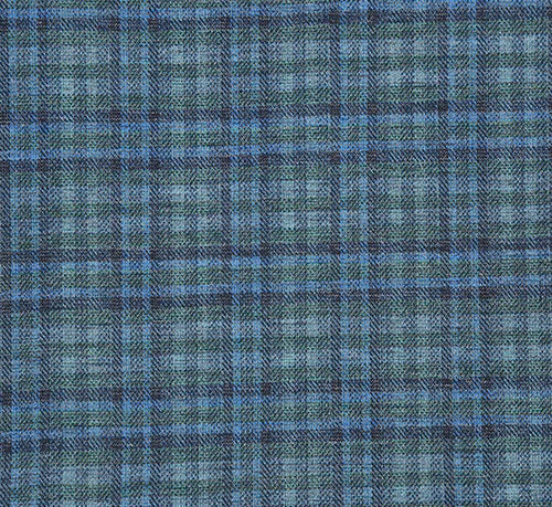 Half Canvas Slim Fit Blazer in Check