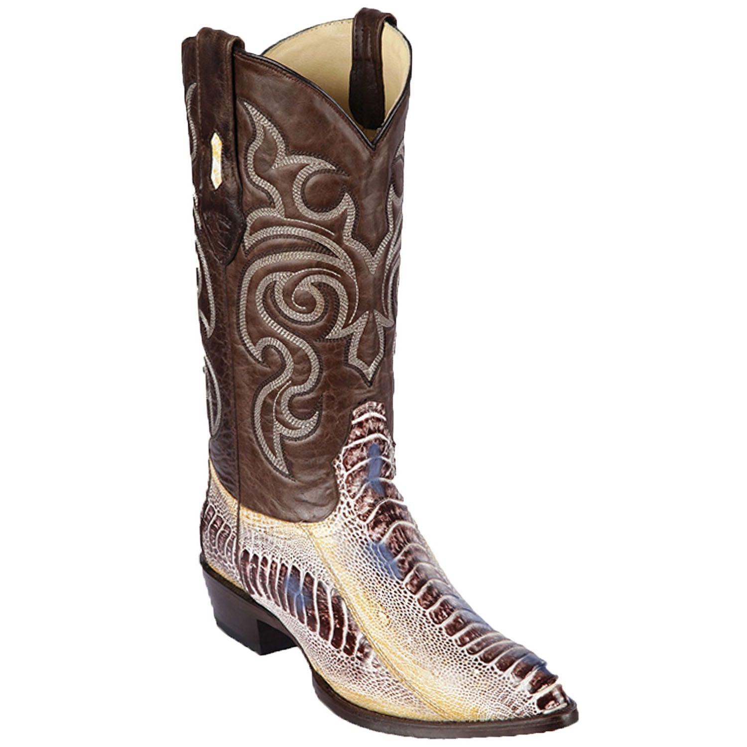 Botas de Avestruz Pata Horma Puntal para Hombre