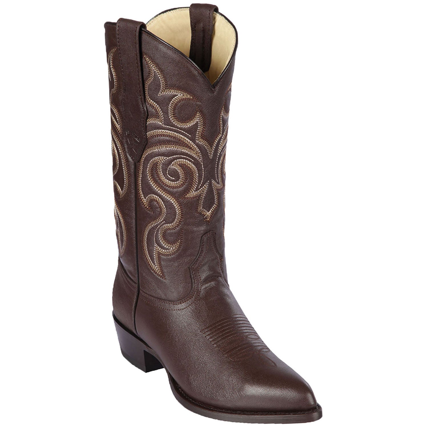 Botas de Cuero de Cabra Vaqueras Puntal para Hombre