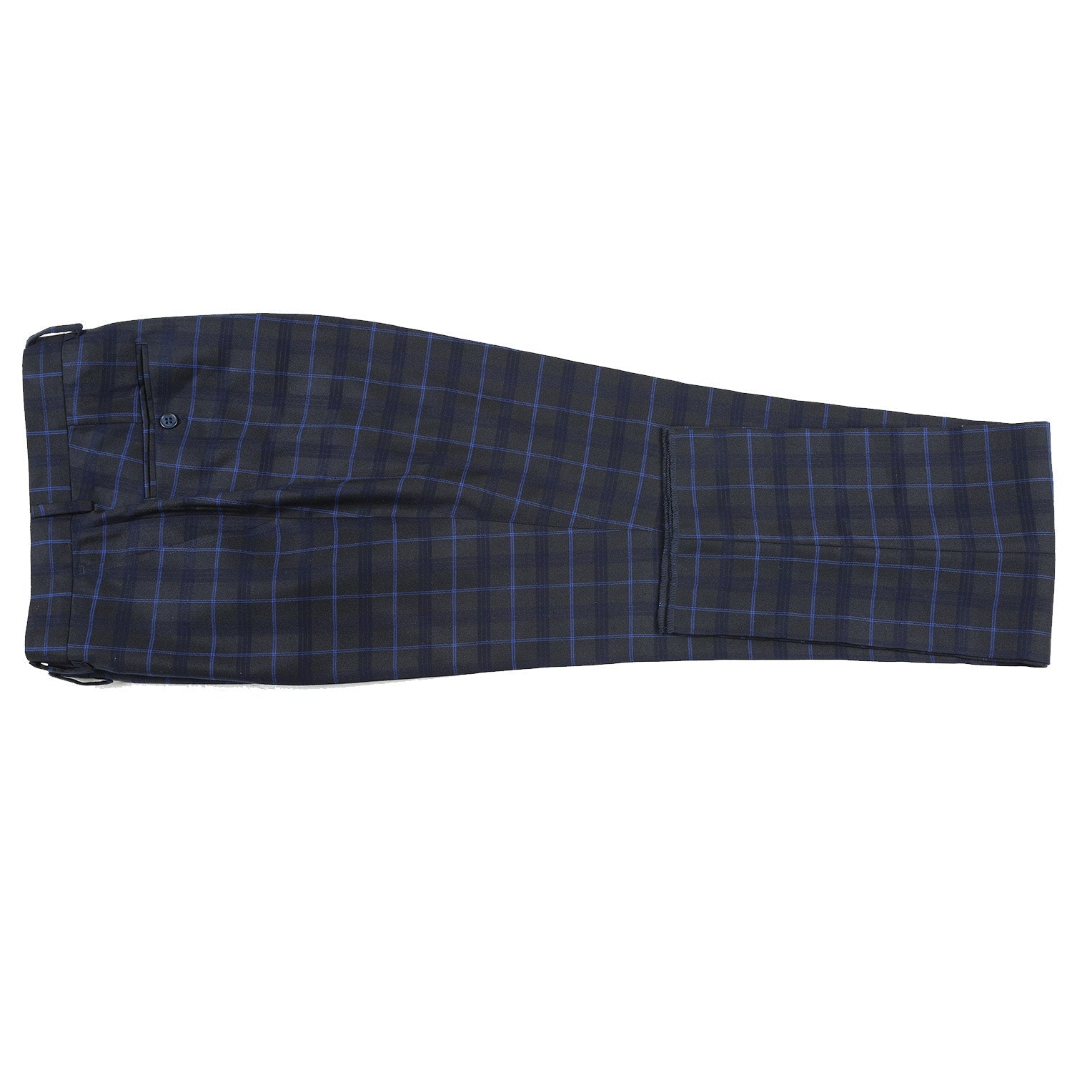 Men's Checked Classic Fit Suit by Renoir