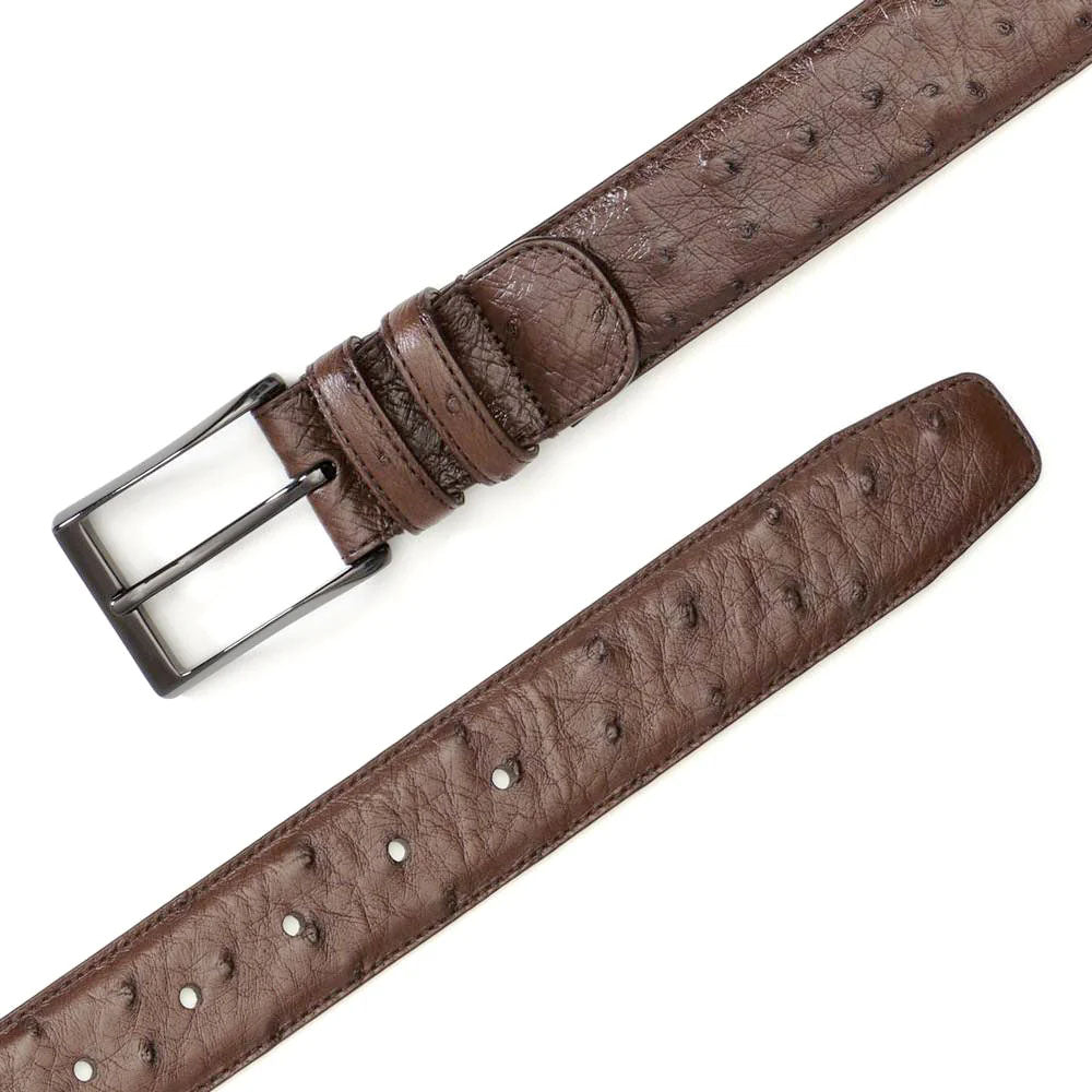 Mezlan Ostrich Skin Belt