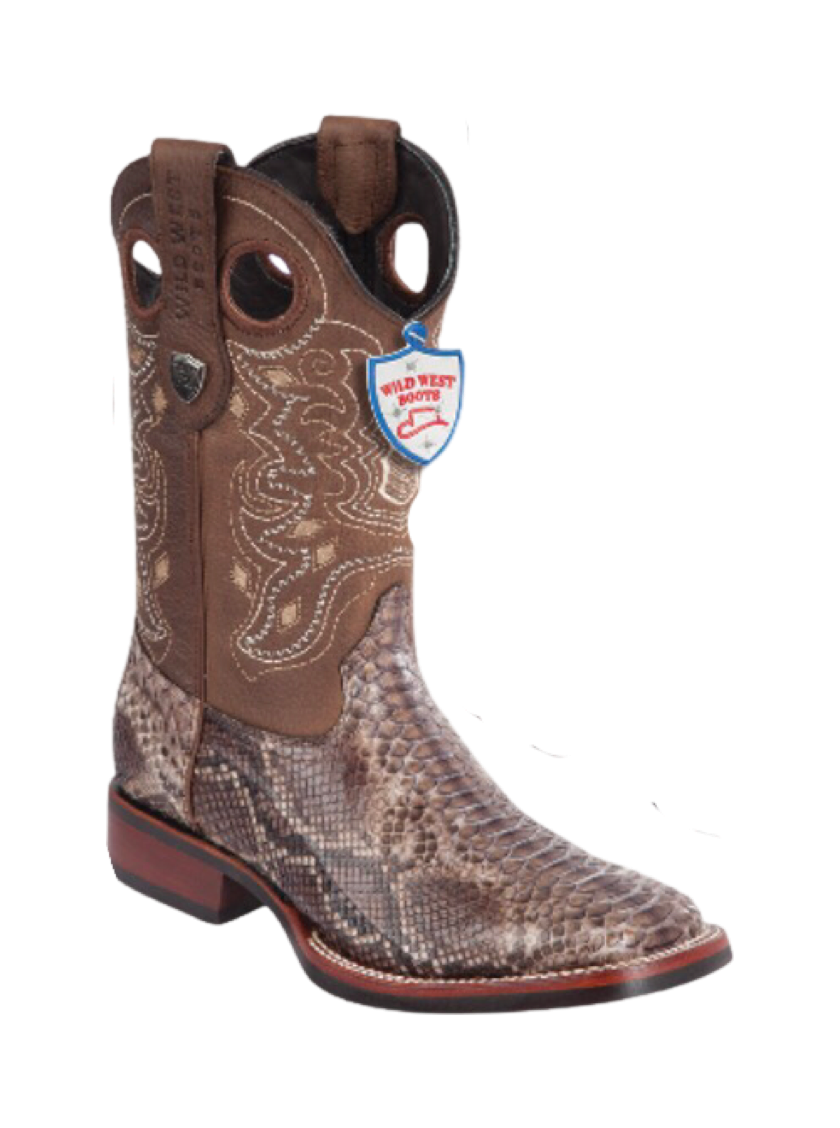 Botas de Pitón Horma Rodeo Wild West by El Charro Famoso