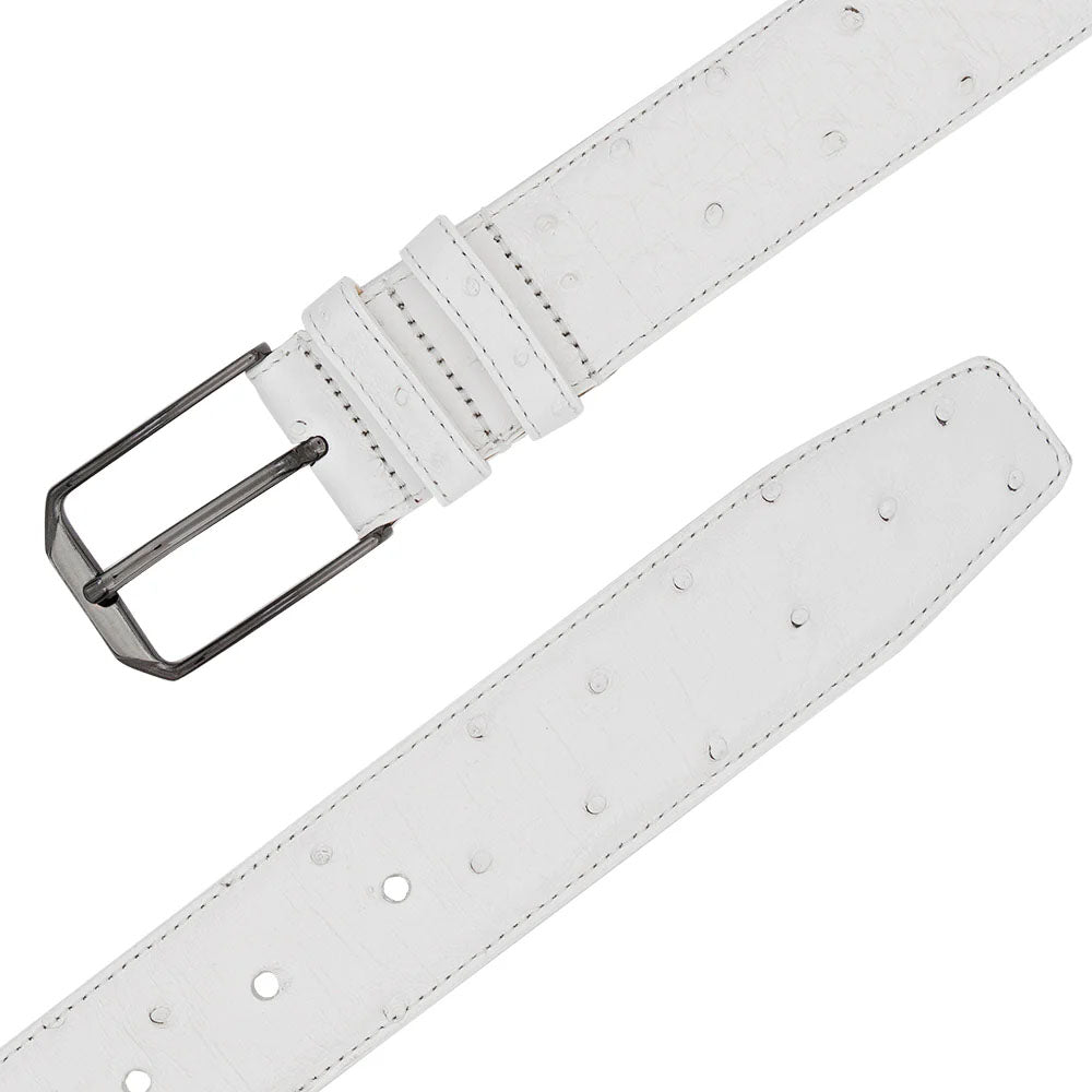 Mezlan Ostrich Skin Belt
