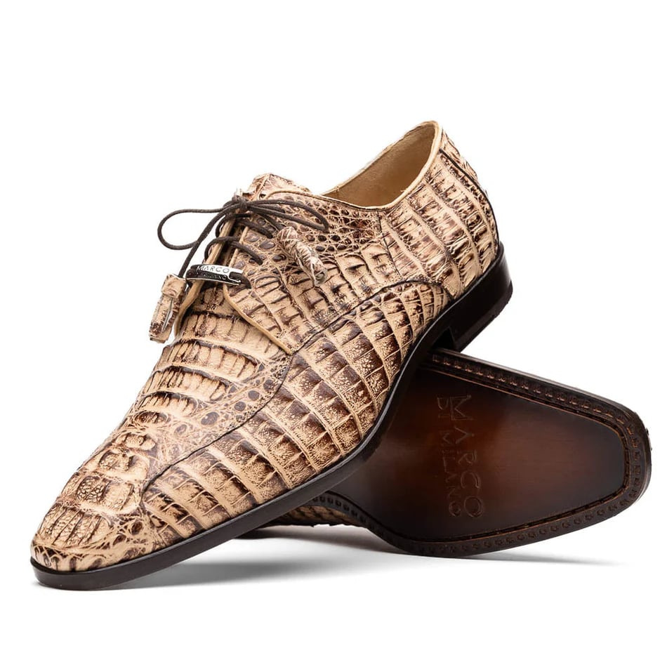 Marco Di Milano Apricena Crocodile Derby Oxfords