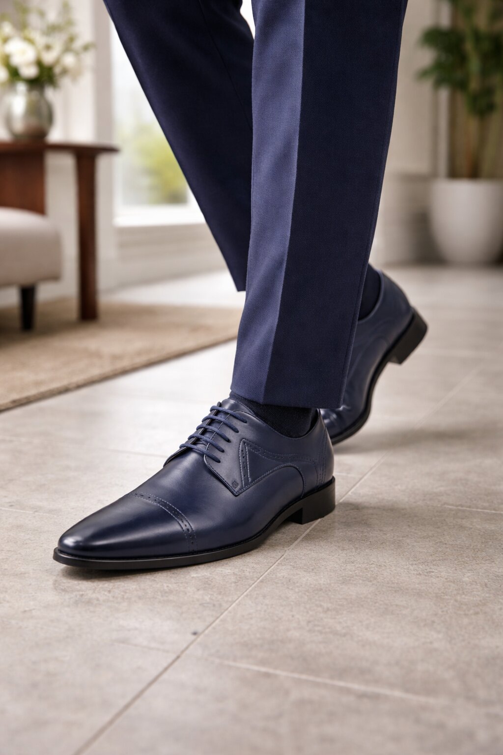 Antonio Cerrelli 7000 Wide Lace-Up Dress Shoes