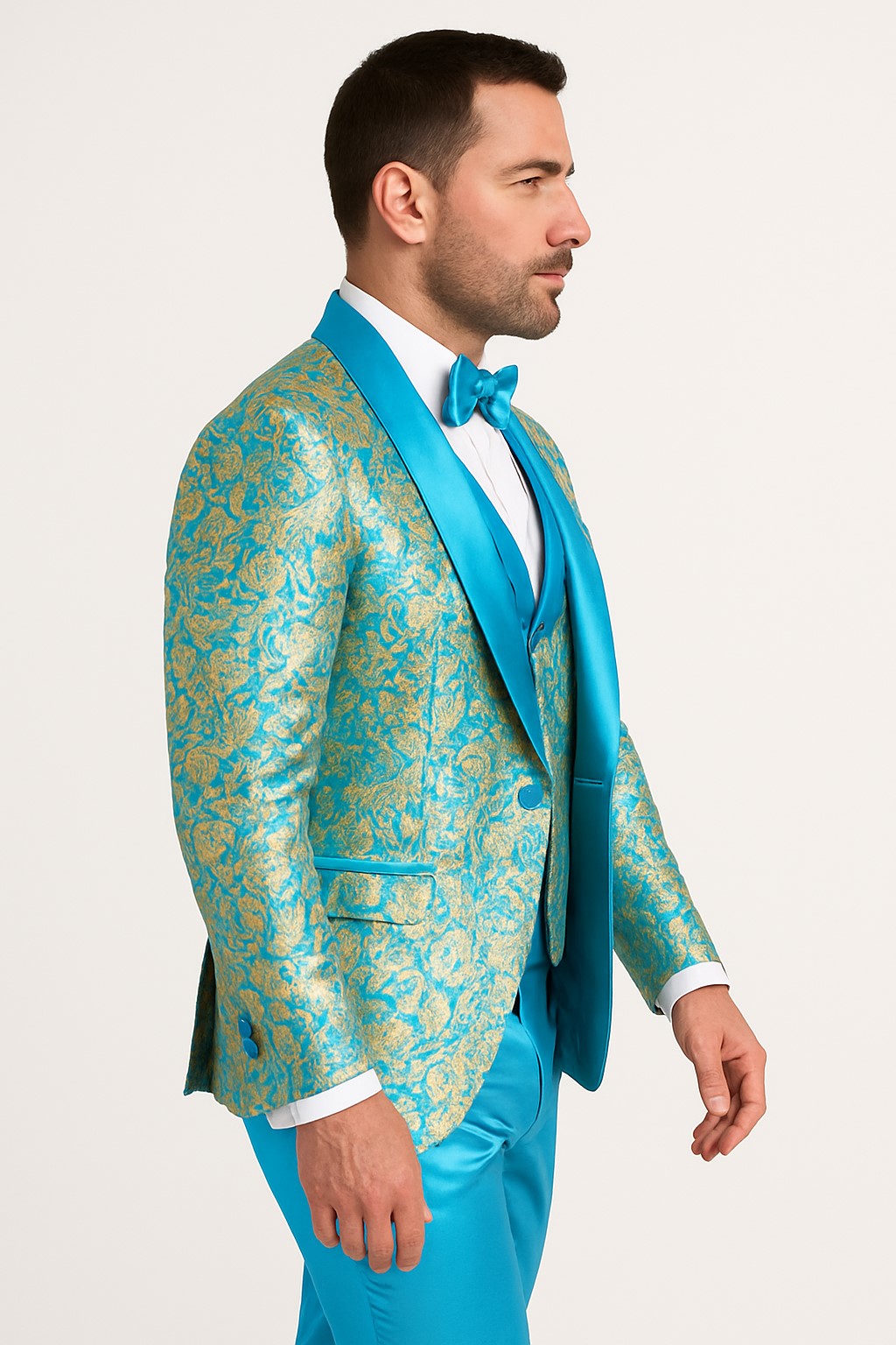 Aqua Blue Tuxedo - Tiffany Blue Suit