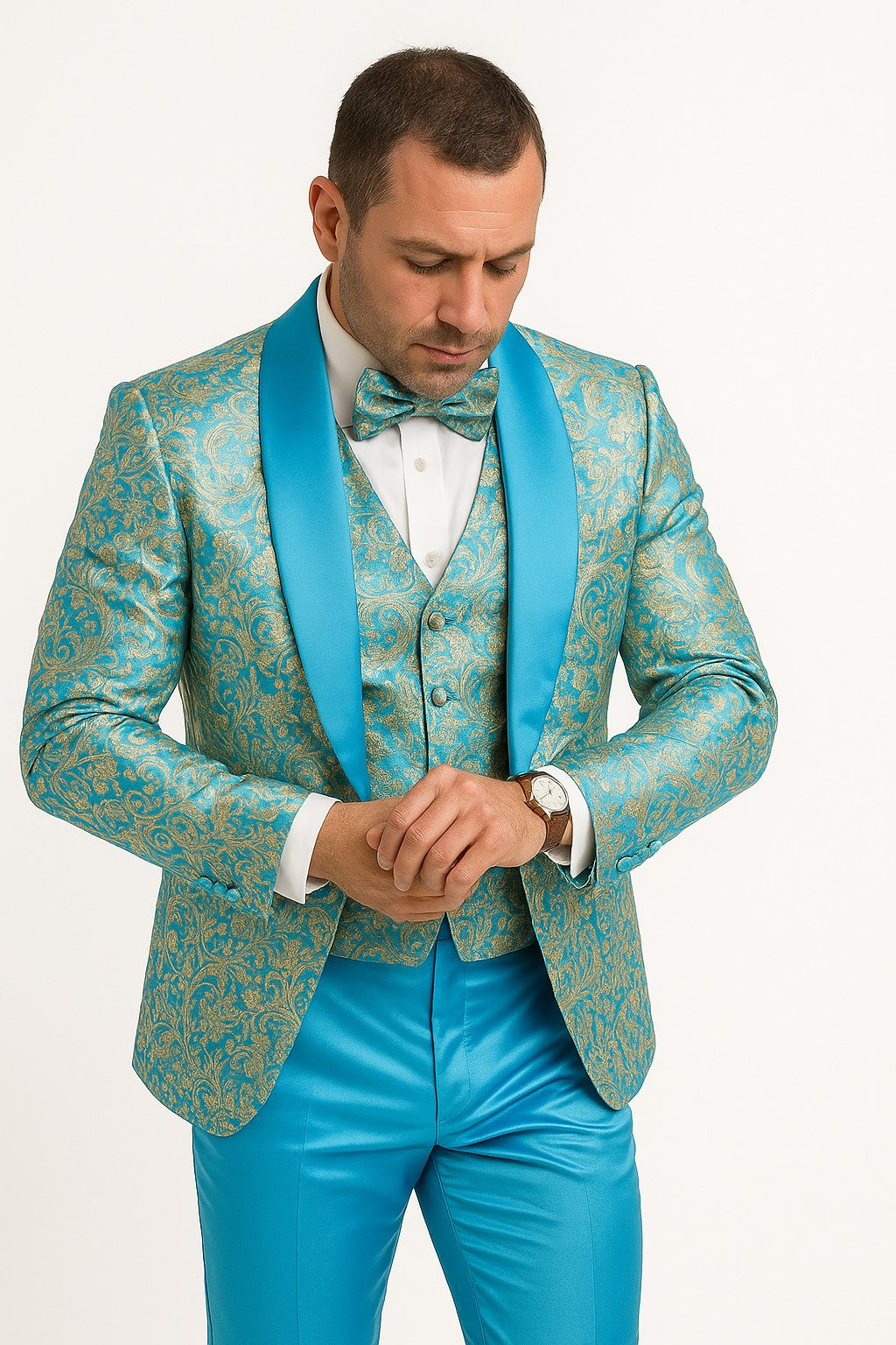 Aqua Blue Tuxedo - Tiffany Blue Suit