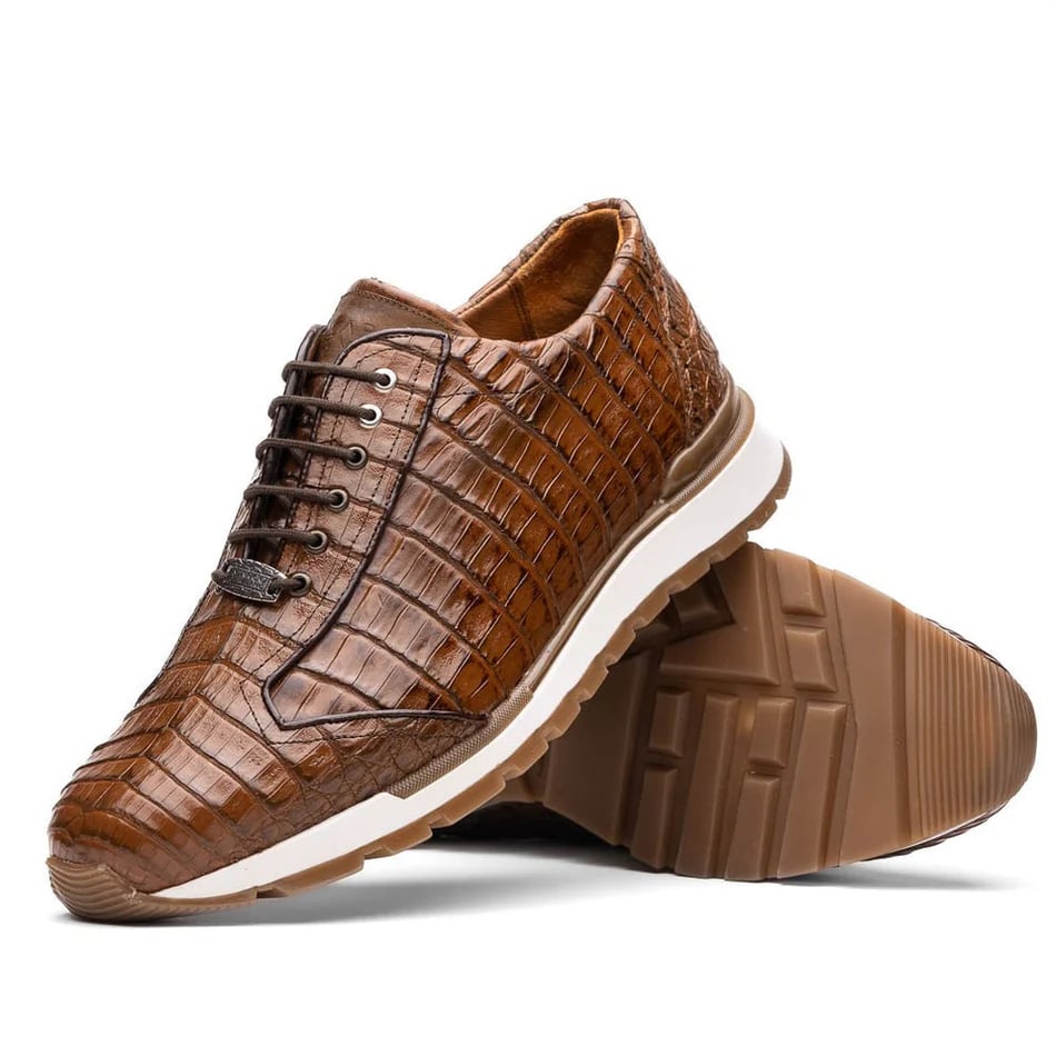 Marco Di Milano Alonzo Caiman Crocodile Sneakers