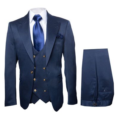 ROSSI MAN Slim Fit 3 Piece Suit Bond RM1752