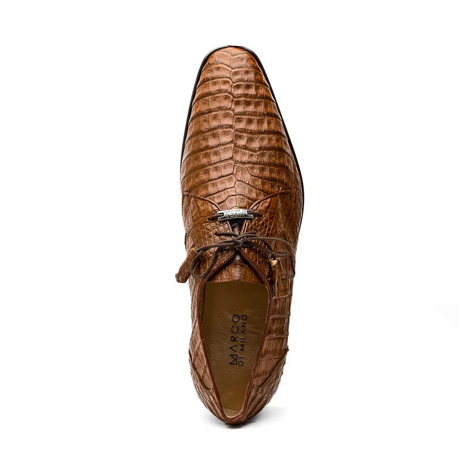 Marco Di Milano Lacio Crocodile Derby Oxfords