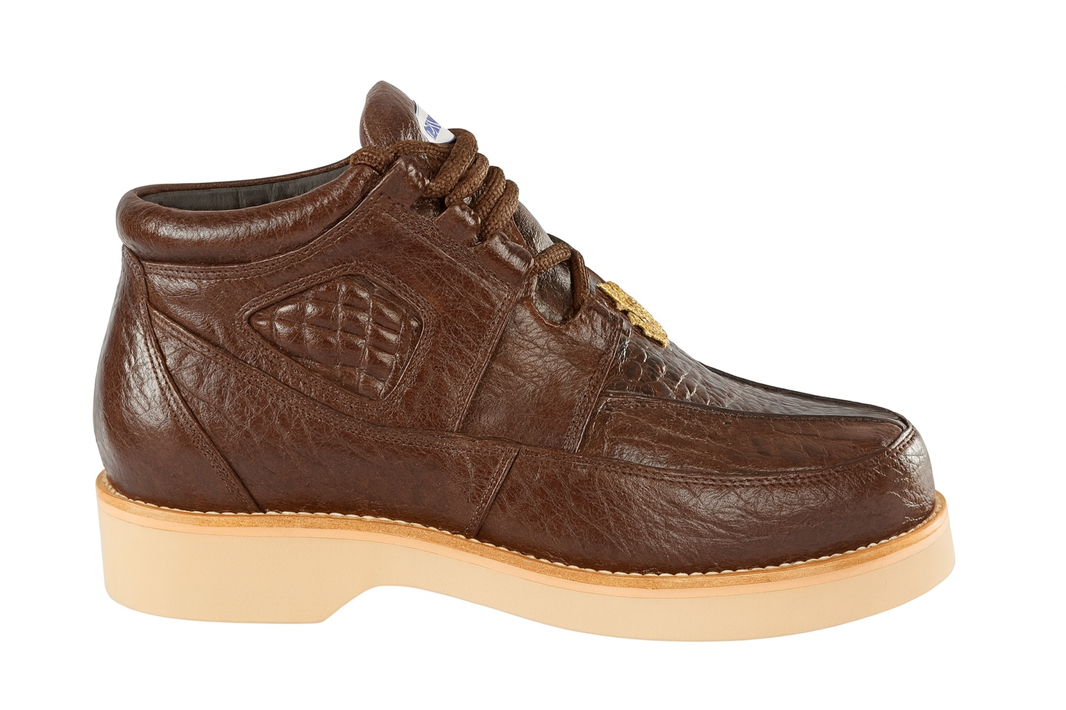 Men's Wild West Boots Caiman and Smooth Ostrich Skin Shoe 2ZA052807