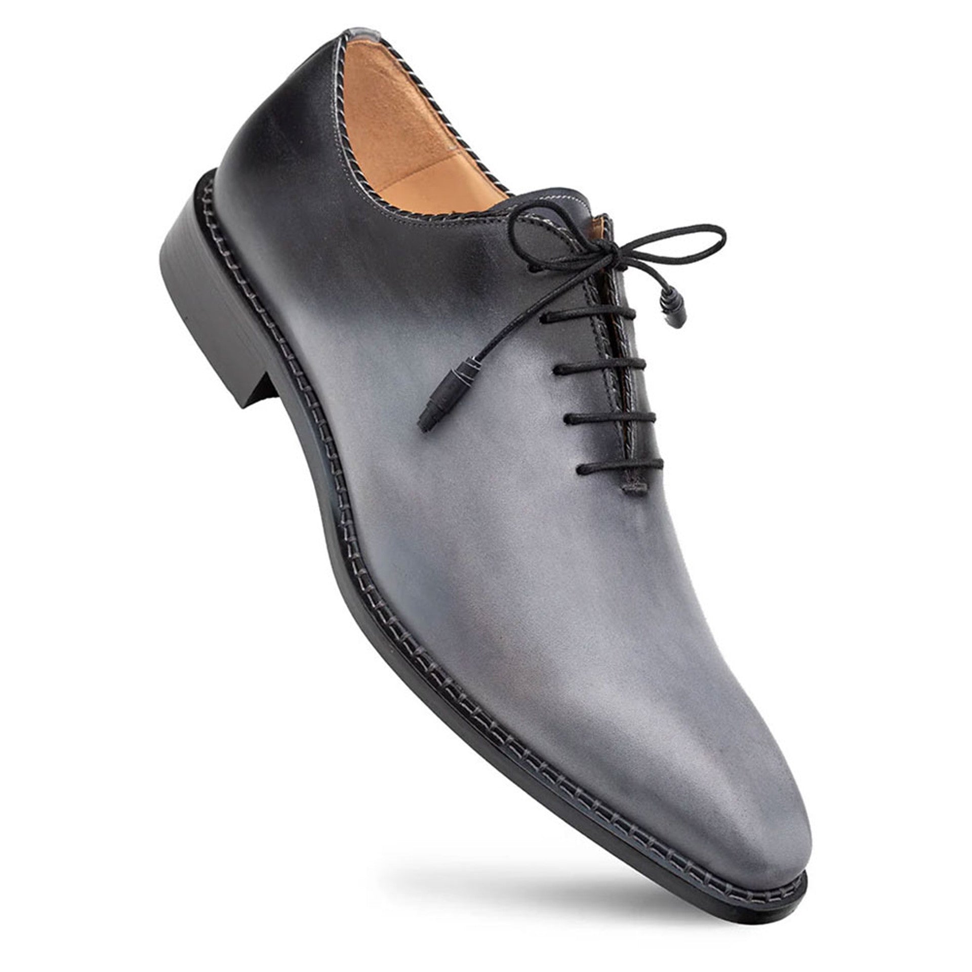 Barbaro Two-Tone Whole-Cut Oxfords by Mezlan