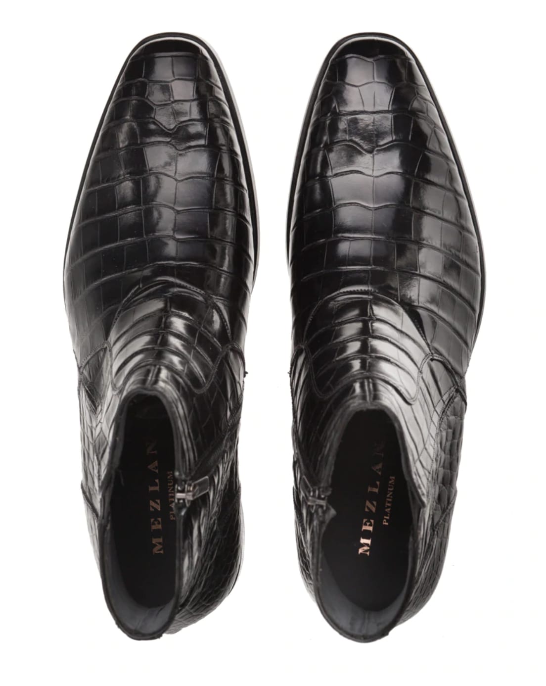 Belucci Alligator Black by Mezlan Made in Spain