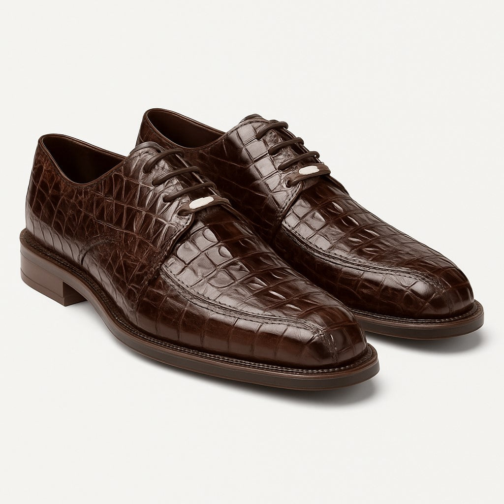 Belvedere Chapo Hornback Crocodile Shoes