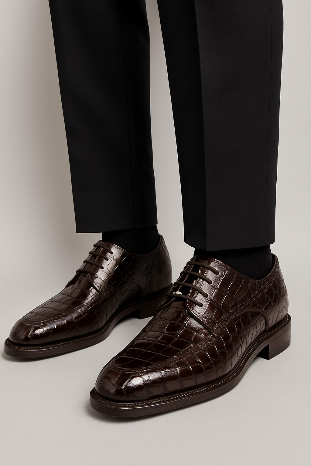 Belvedere Chapo Hornback Crocodile Shoes