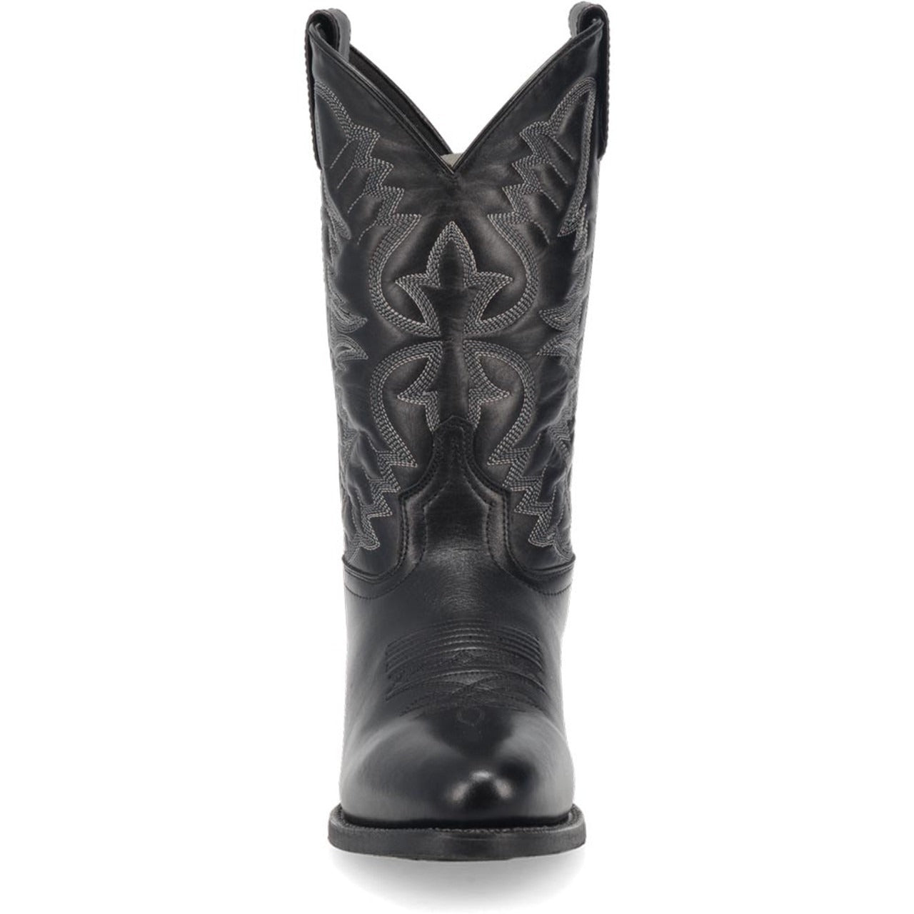 Laredo Birchwood Black Leather Round Toe Boots