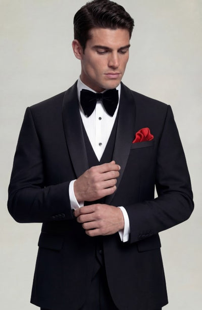 Classic Black Tuxedo β 3 Piece
