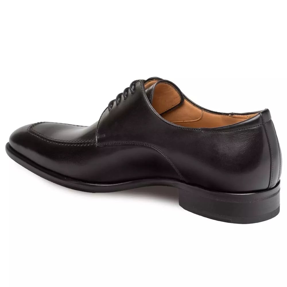 Mezlan Coventry Classic Apron Oxford - Black Calfskin