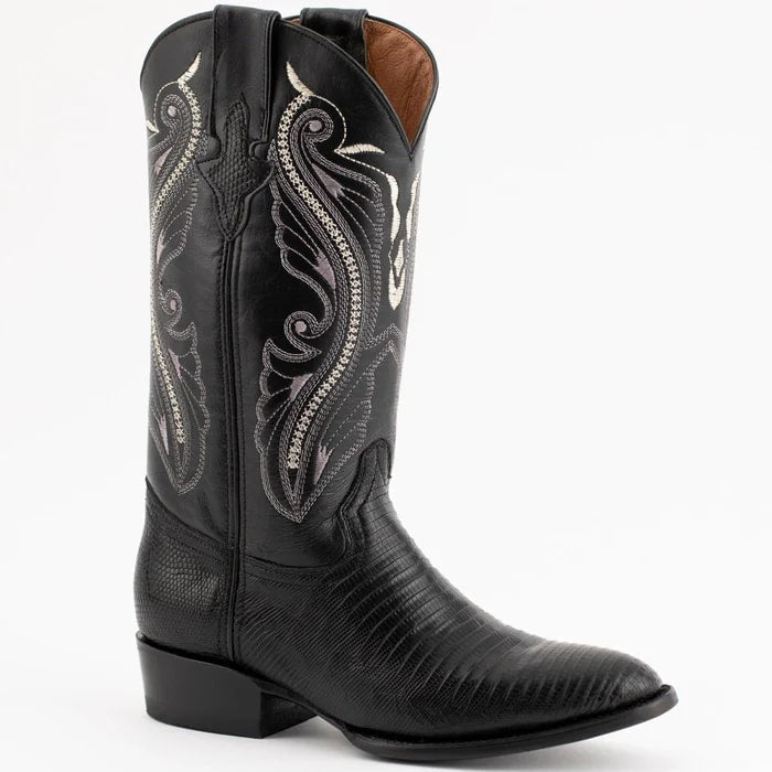 Ferrini Men's Taylor Lizard Cowboy Boot Black