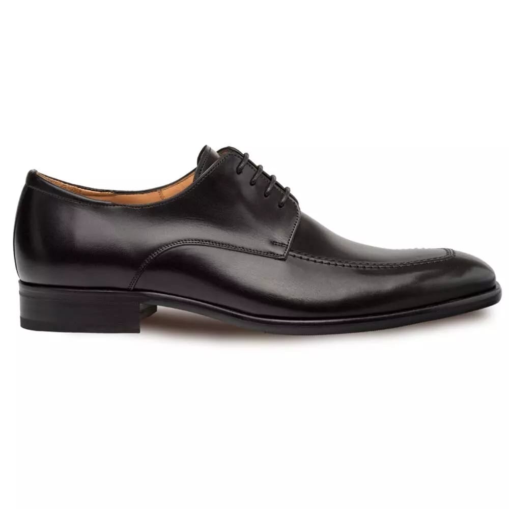 Mezlan Coventry Classic Apron Oxford - Black Calfskin
