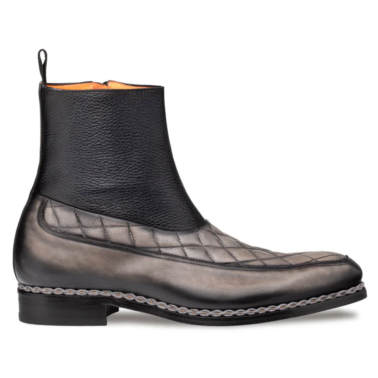 Musico Calfskin Dress Zip Boots by Mezlan