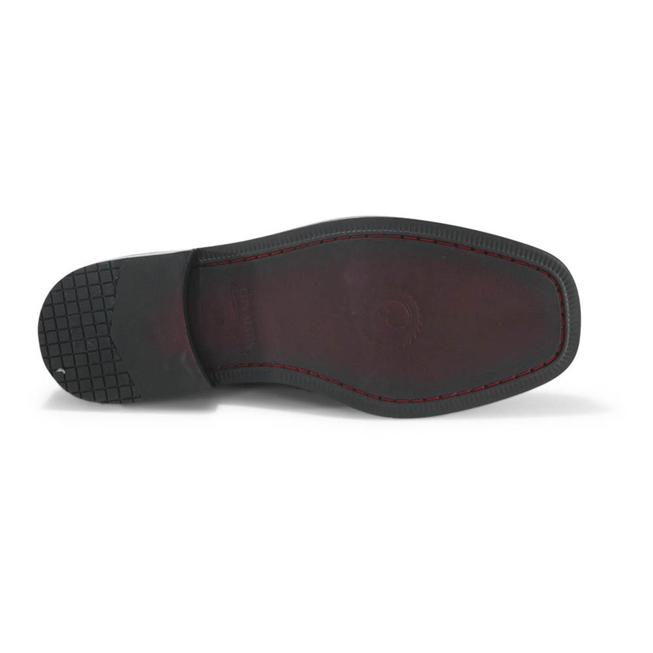 Los Altos Black Cherry Ostrich Ankle Boots