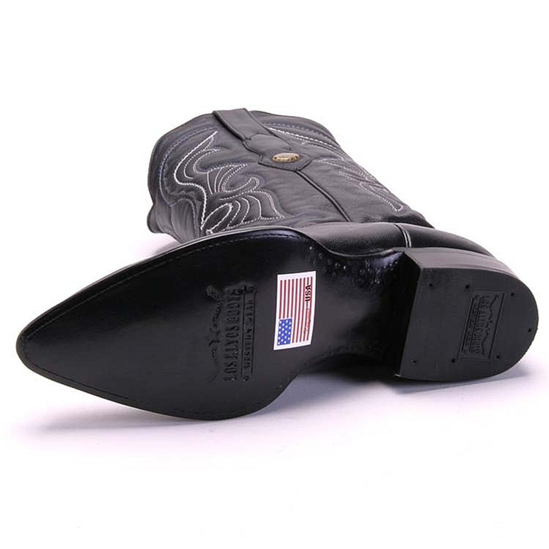 Los Altos Black Cherry Calf J-Toe Boots