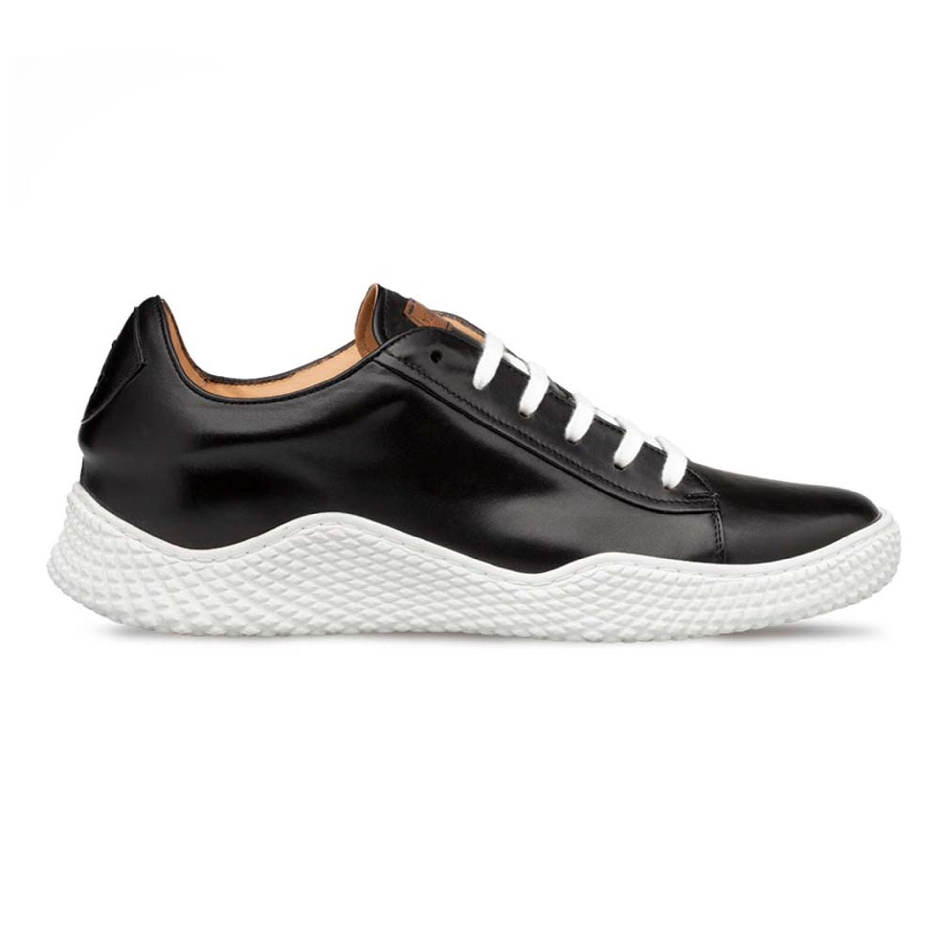 Men’s Black Leather Sneakers by Mezlan