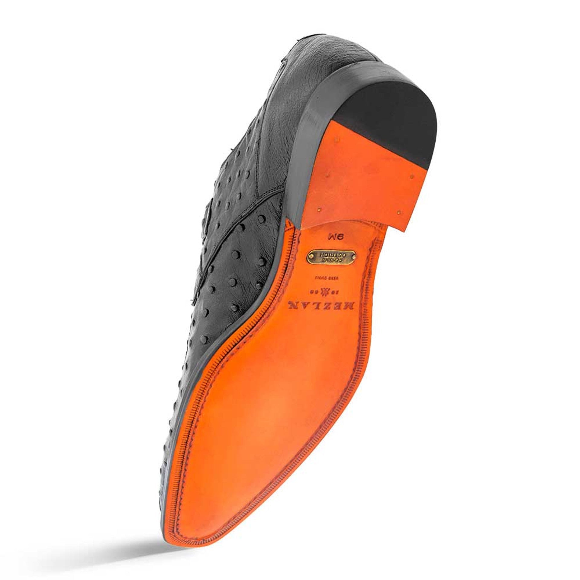 Full Quill Ostrich Monk Strap by Mezlan