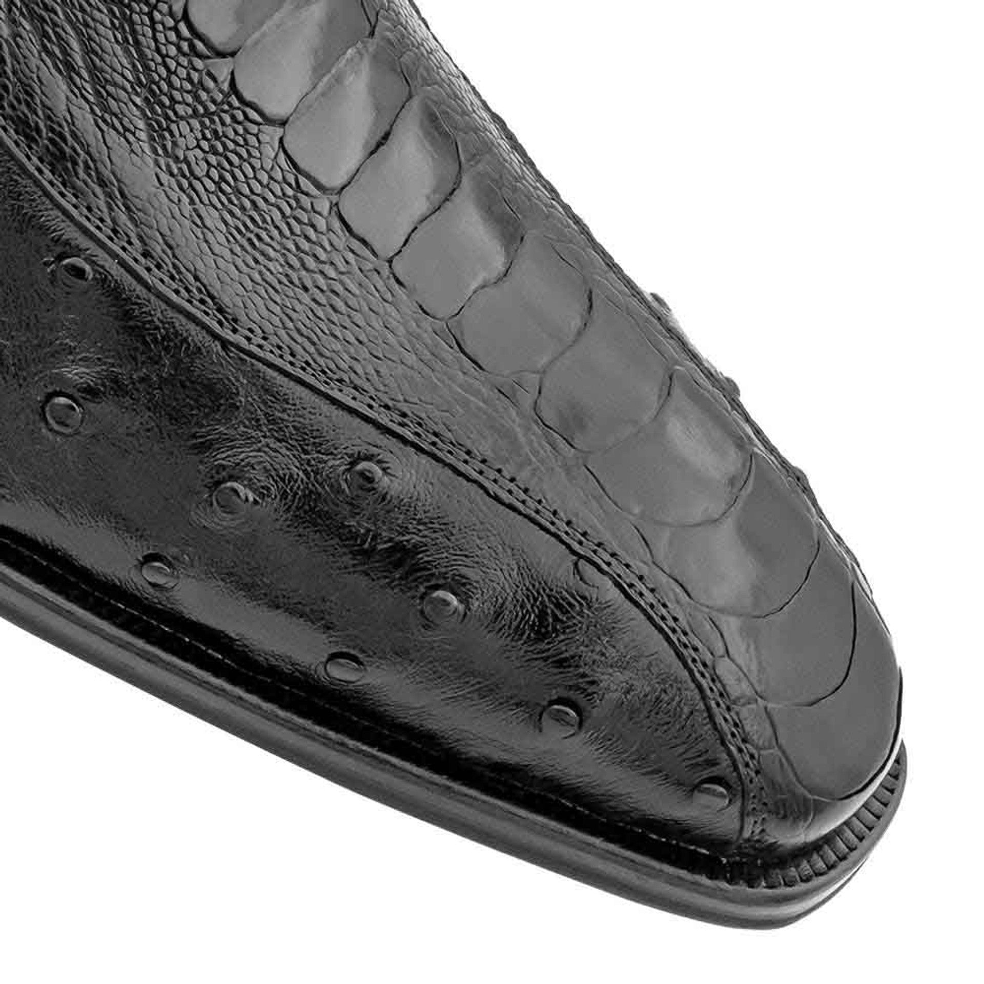 Full Quill Ostrich Monk Strap by Mezlan