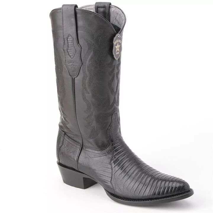 Los Altos Teju Snip Toe Black Boots
