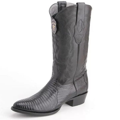Los Altos Teju Snip Toe Black Boots