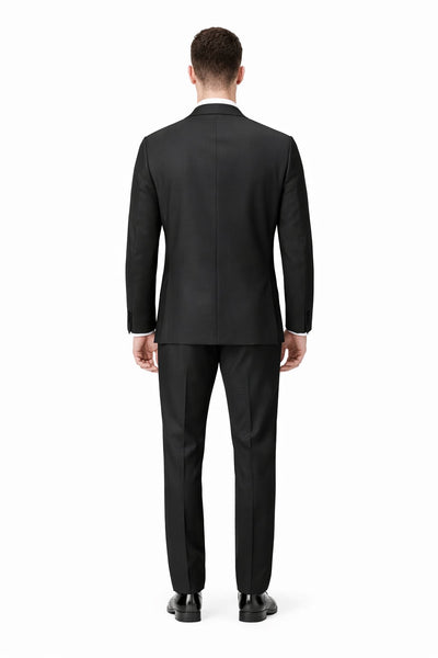 Black Tuxedo With Peaked Lapels