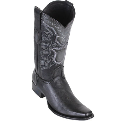 Black Men's Dress Cowboy Boots by Los Altos