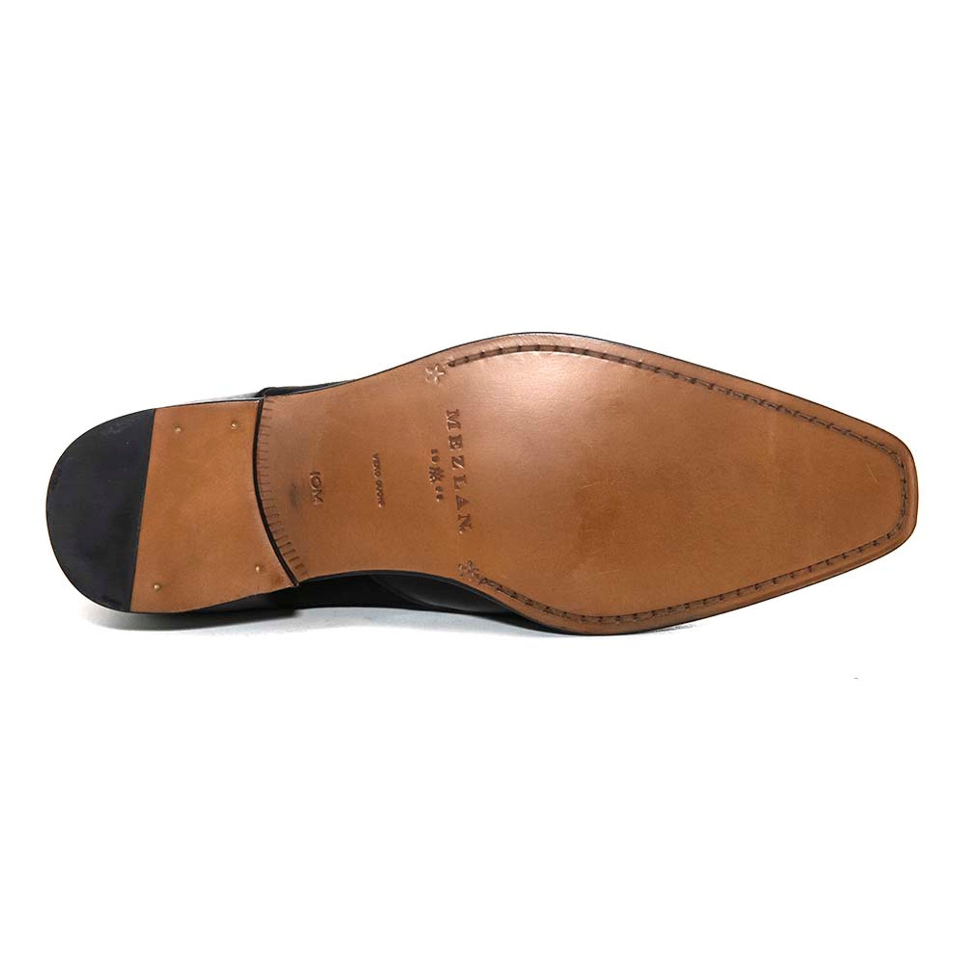 Mezlan Black & Grey Suede Wing Tip Oxford