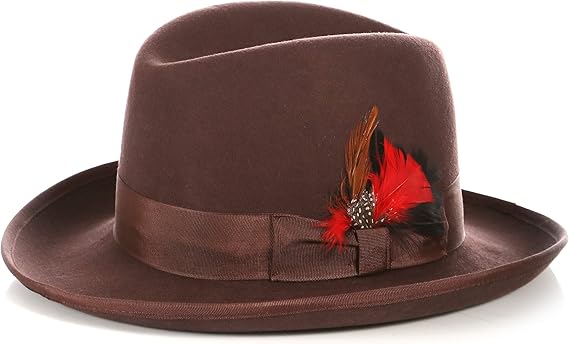 Premium Godfather Homburg Hat for Men